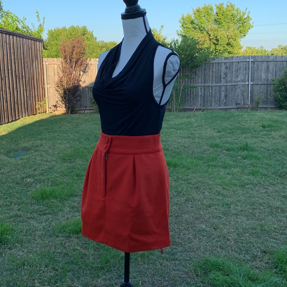🌟HOST PICK✨MAJORELLE-Judy Mini Skirt in Red Orange  NWT - Picture 3 of 12